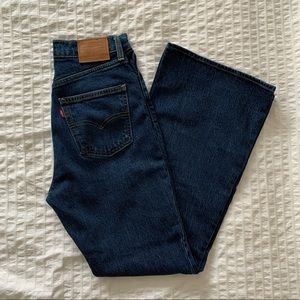 levi’s 70s high rise flare jeans